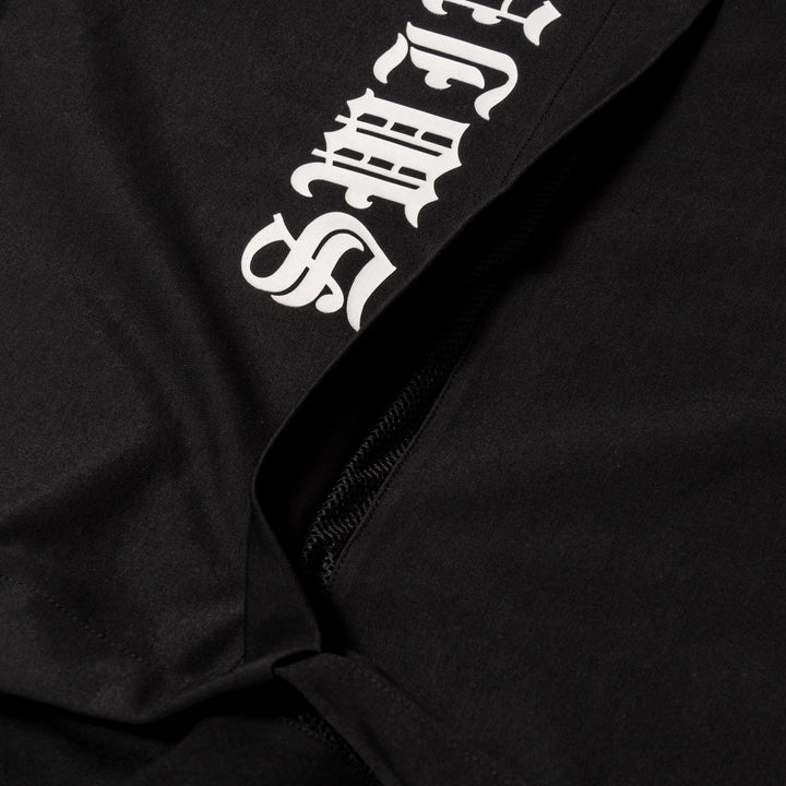H&H PUNCH MOCKNECK L/TEE, BLACK