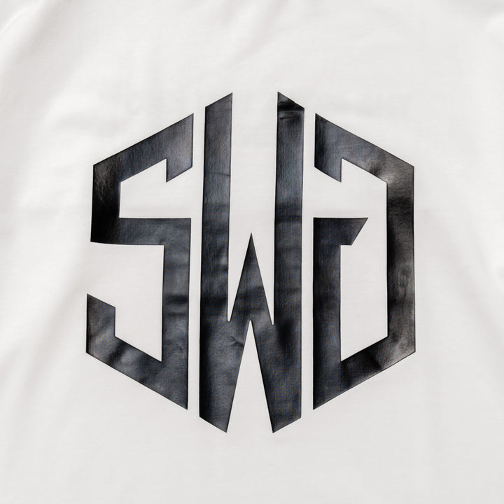 SWG PUNCH MOCKNECK L/TEE, WHITE