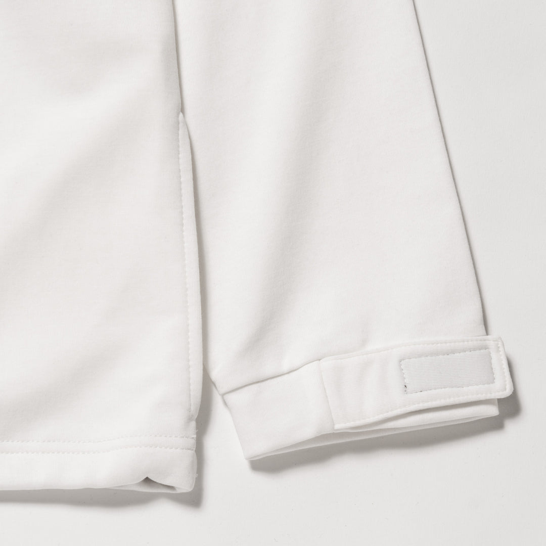 SWG PUNCH MOCKNECK L/TEE, WHITE