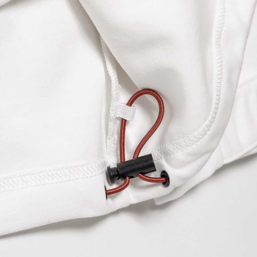 SWG PUNCH MOCKNECK L/TEE, WHITE