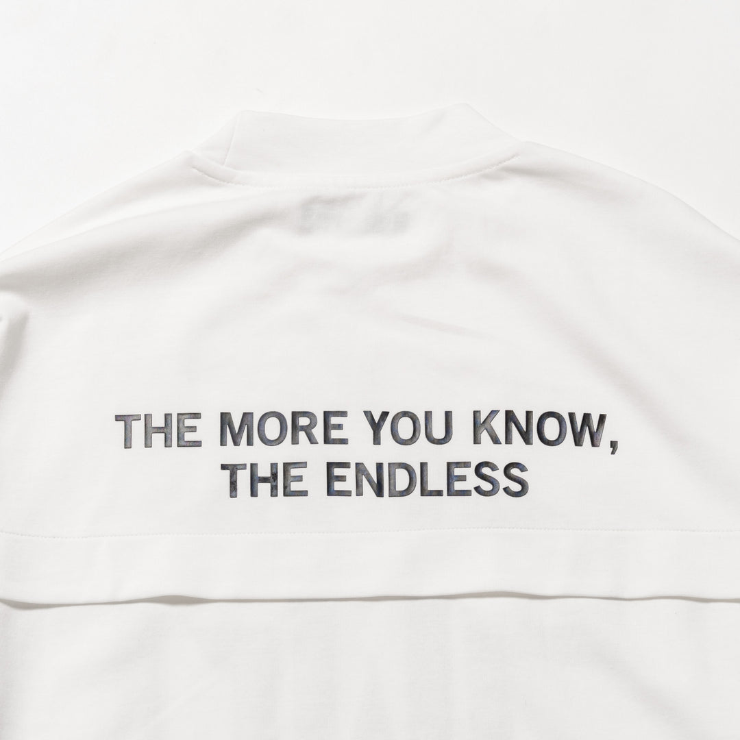 SWG PUNCH MOCKNECK L/TEE, WHITE