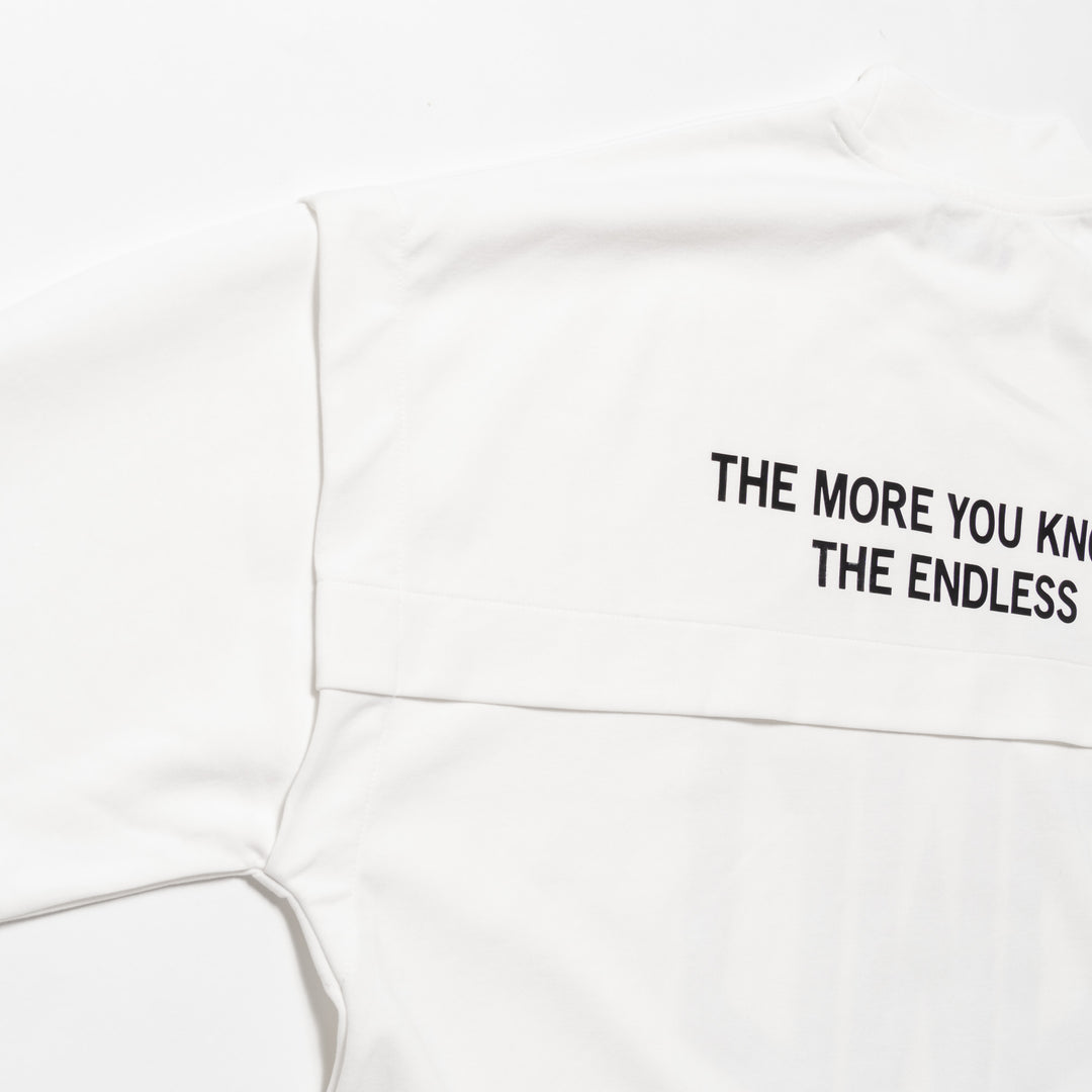 SWG PUNCH MOCKNECK L/TEE, WHITE