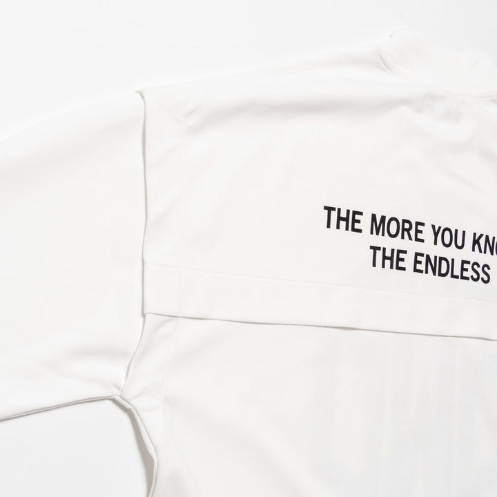 SWG PUNCH MOCKNECK L/TEE, WHITE