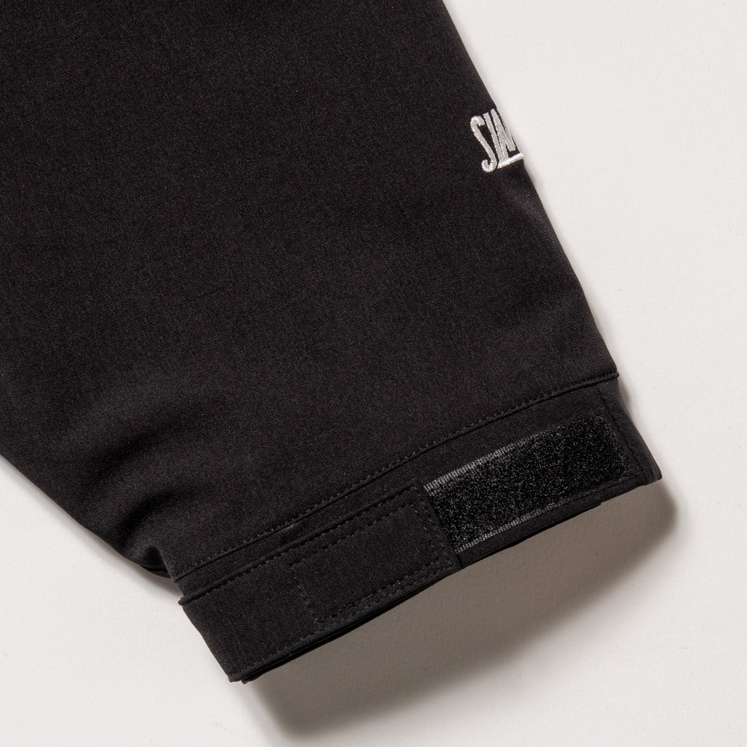 STRETCH NYLON JK, BLACK