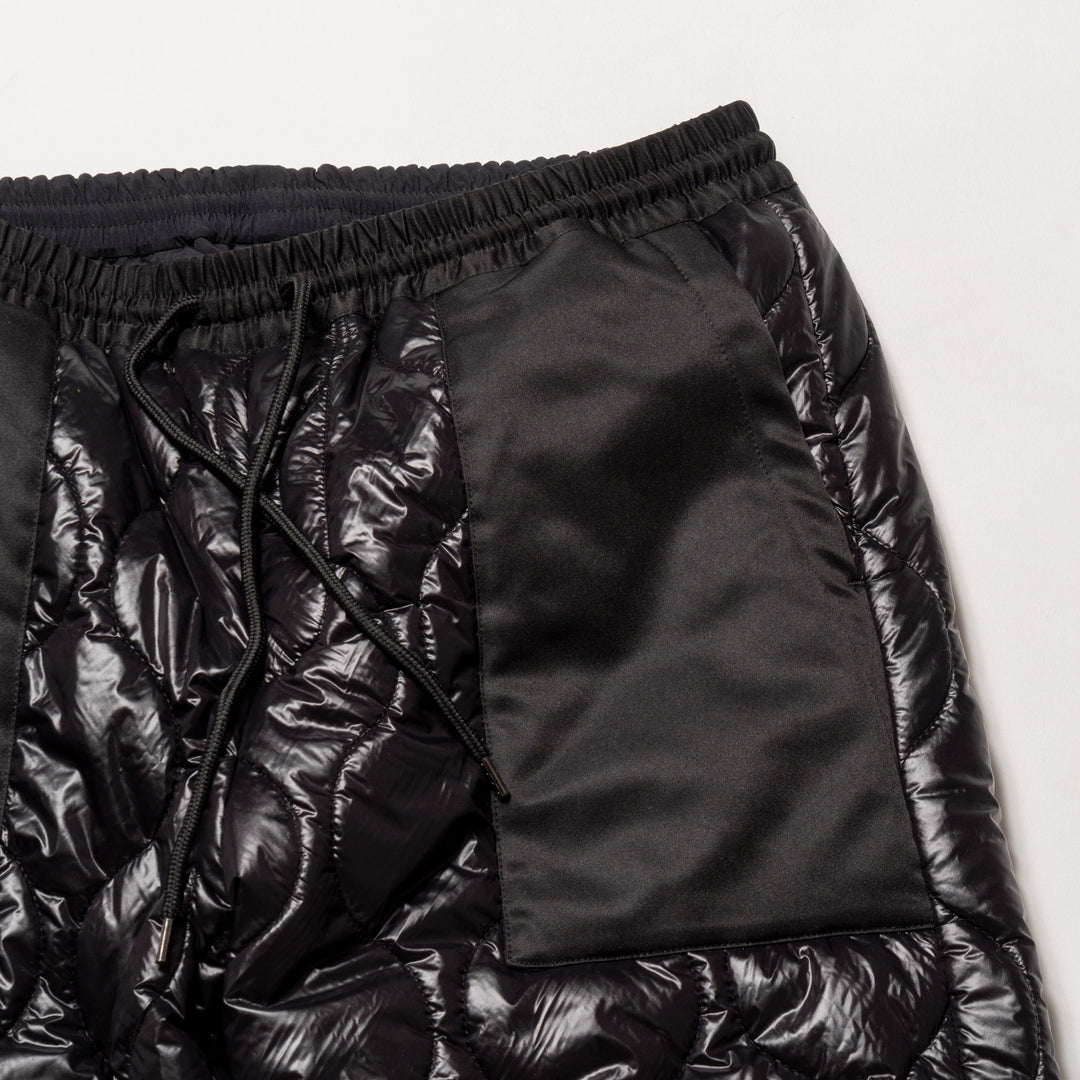 QUILT REVERSIBLE PT, BLACK