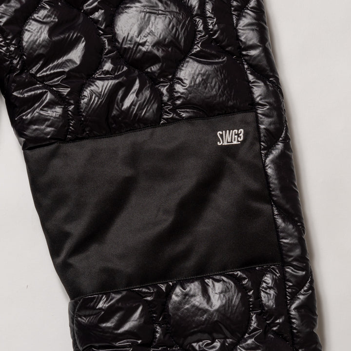 QUILT REVERSIBLE PT, BLACK