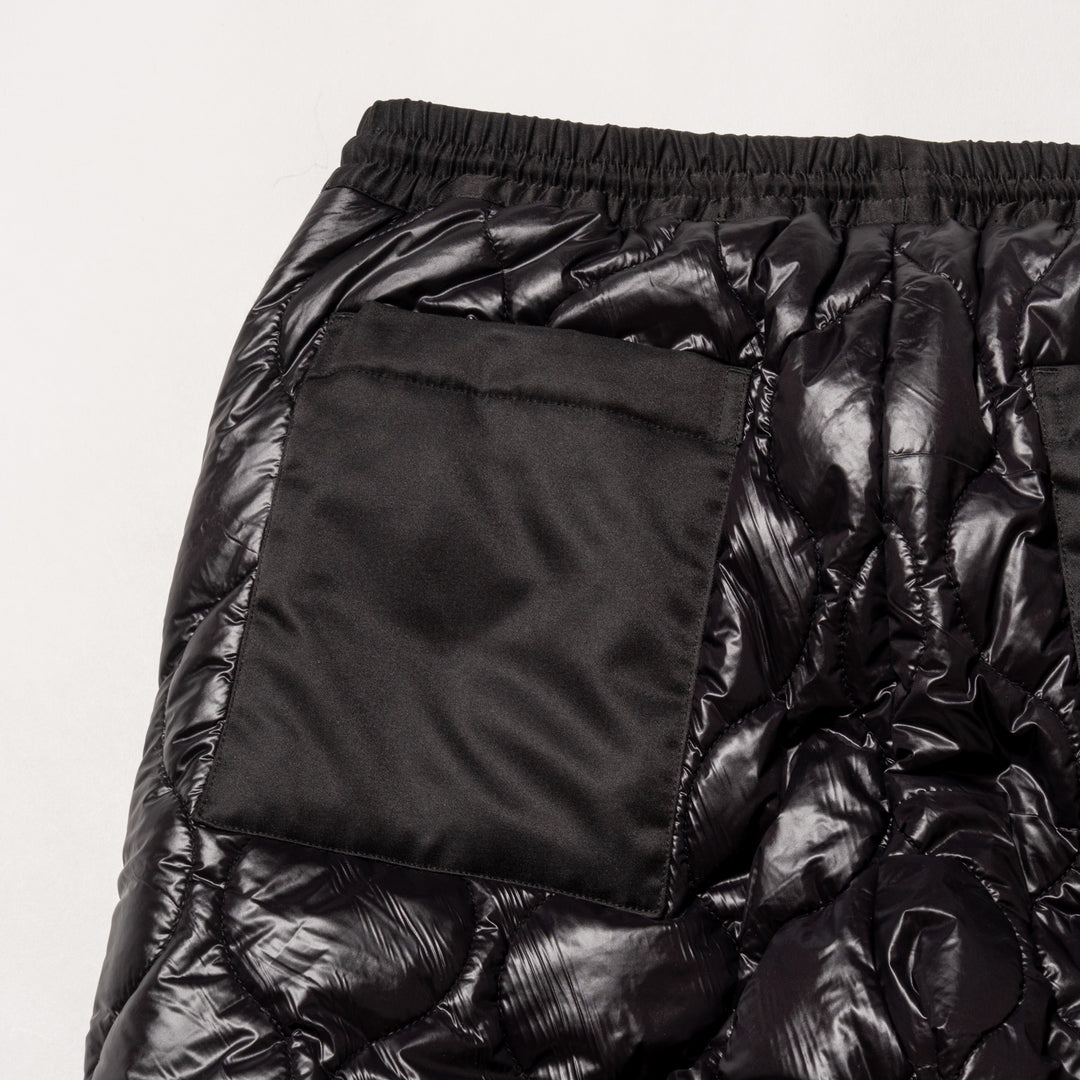 QUILT REVERSIBLE PT, BLACK
