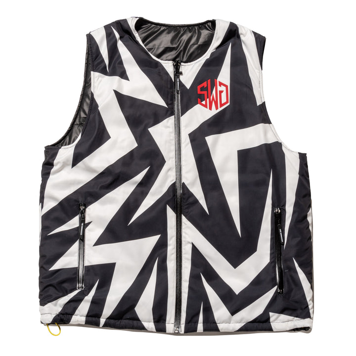 GEOMETRY REVERSIBLE VT, WHITE&BLACK
