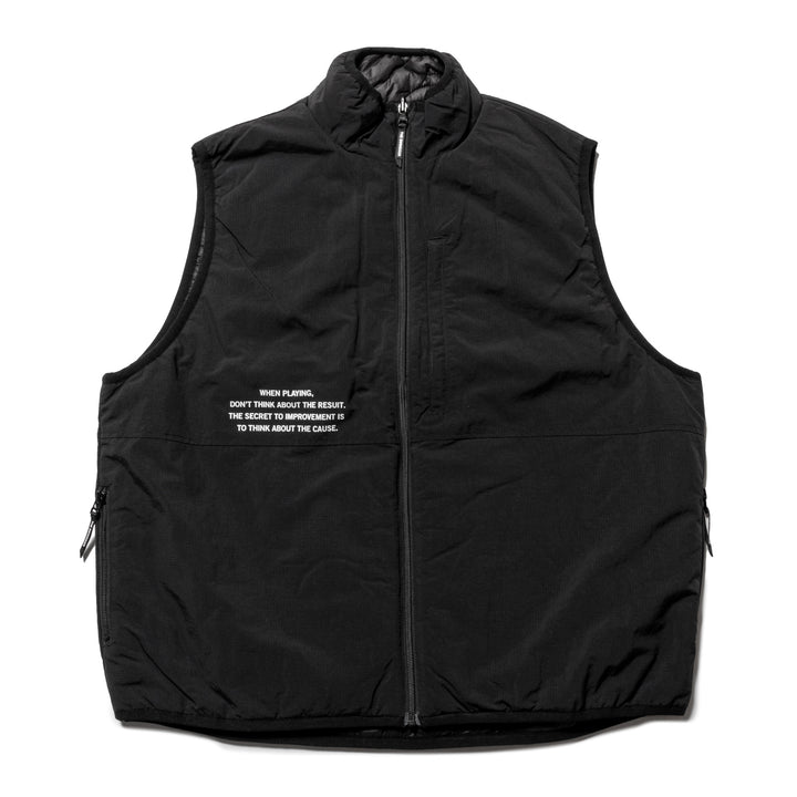 QUILT REVERSIBLE VT, BLACK