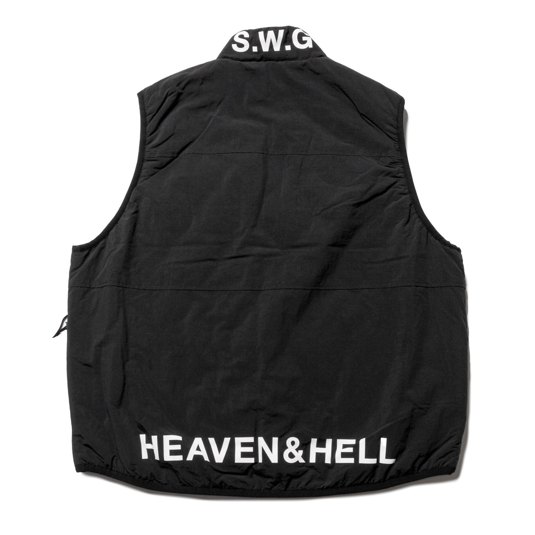 QUILT REVERSIBLE VT, BLACK