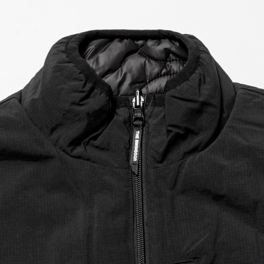 QUILT REVERSIBLE VT, BLACK