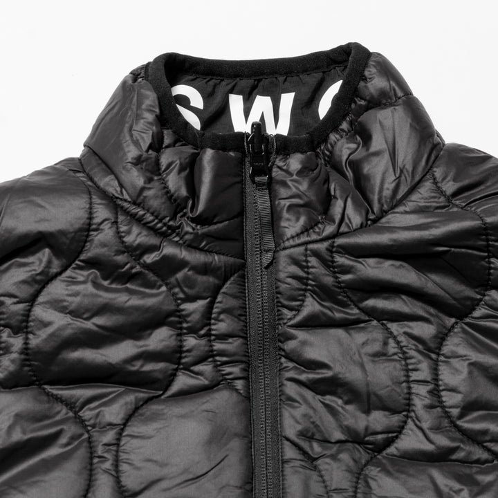 QUILT REVERSIBLE VT, BLACK