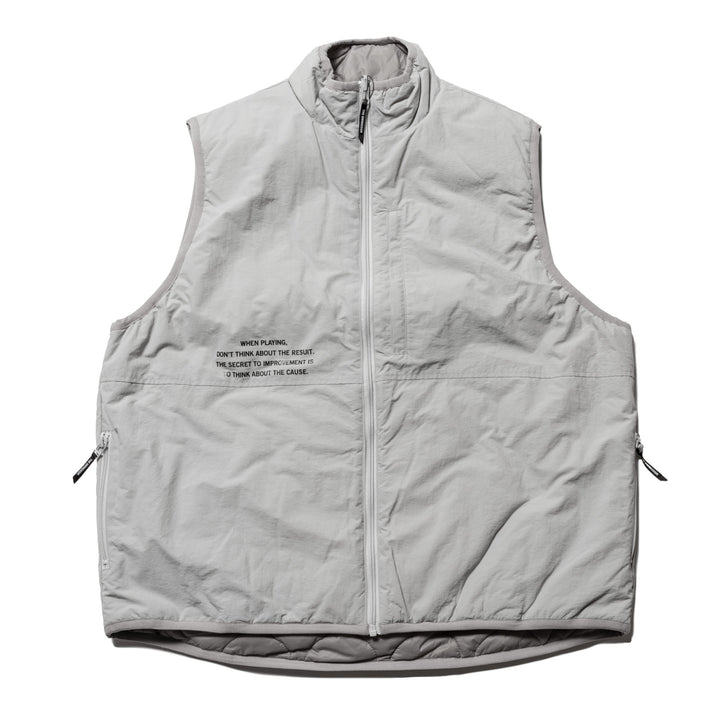 QUILT REVERSIBLE VT, L.GRAY
