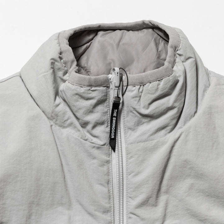 QUILT REVERSIBLE VT, L.GRAY