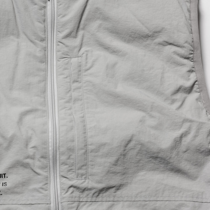 QUILT REVERSIBLE VT, L.GRAY