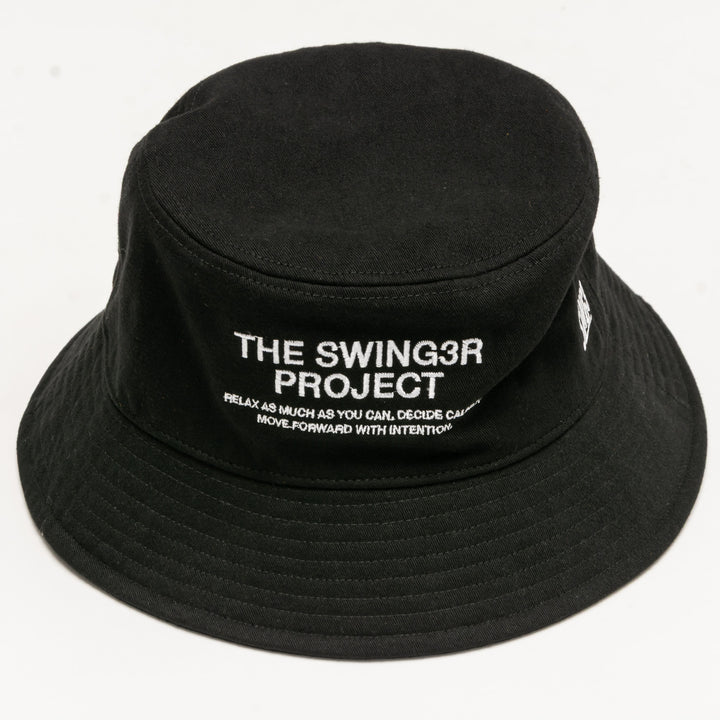 SWG PROJECT BUCKET HAT, BLACK