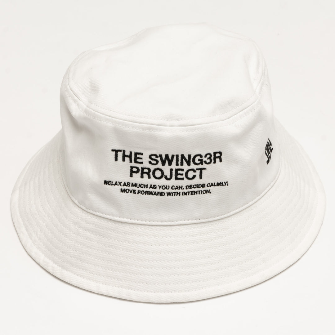 SWG PROJECT BUCKET HAT, WHITE