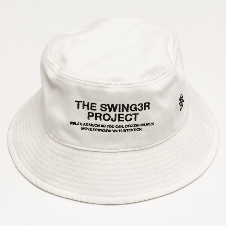 SWG PROJECT BUCKET HAT, WHITE