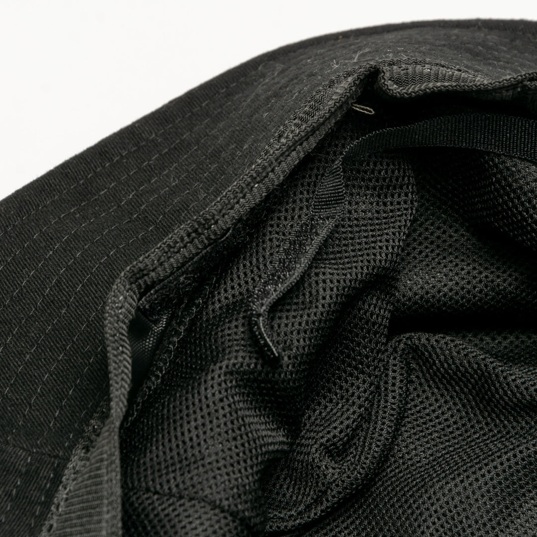 RETRY CLUB BUCKET HAT, BLACK
