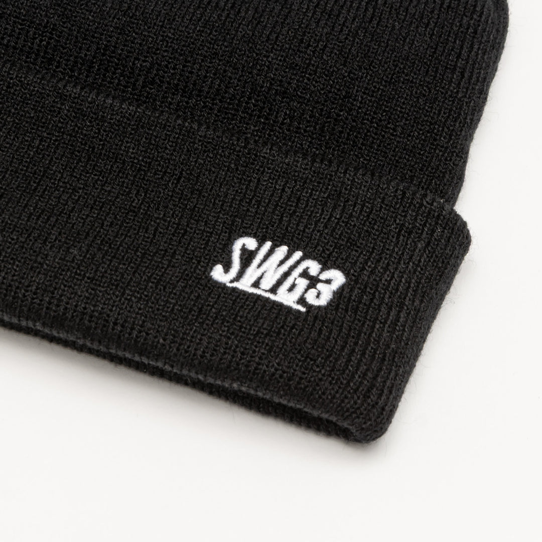 SWG3 KNITCAP, BLACK