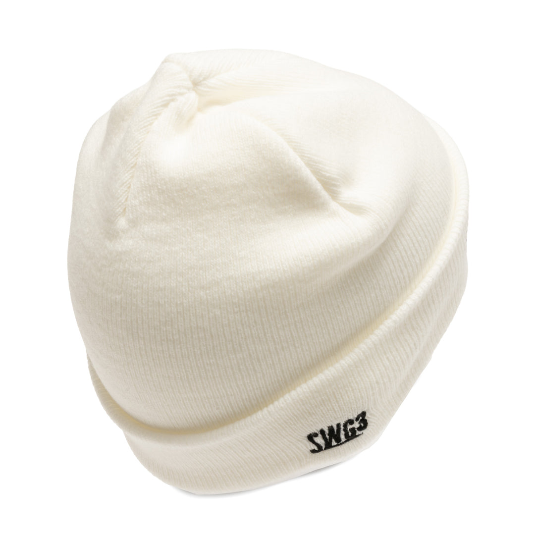 SWG3 KNITCAP, WHITE