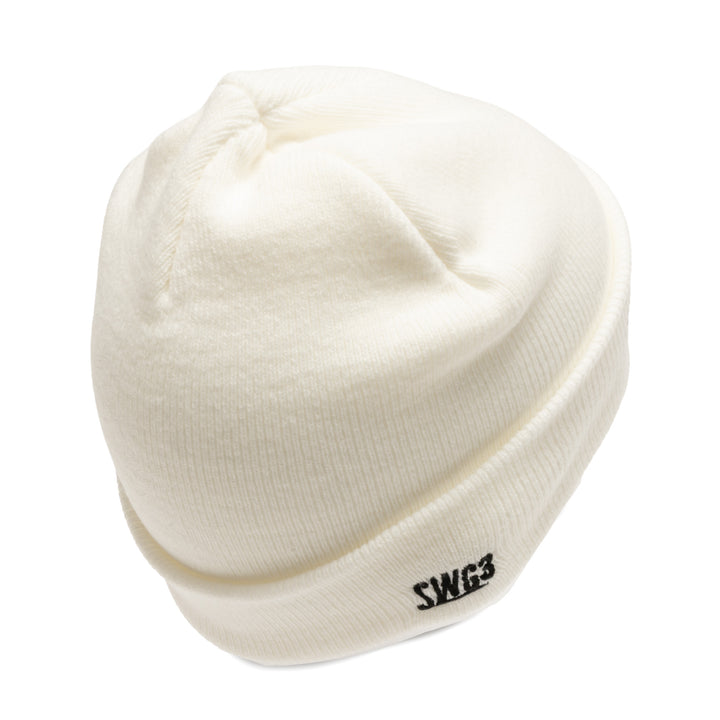 SWG3 KNITCAP, WHITE