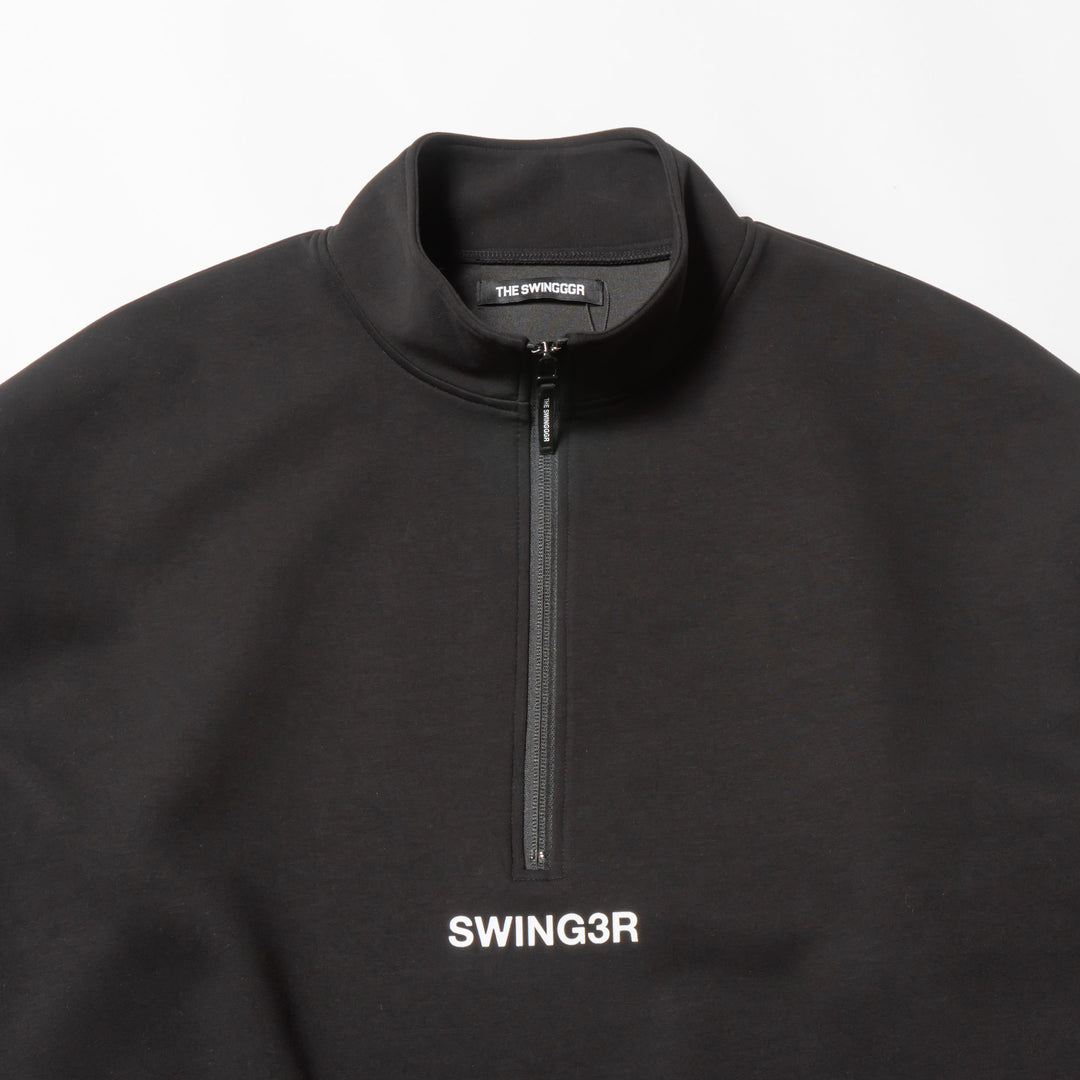 SWG AIR CORE HALF ZIP, BLACK