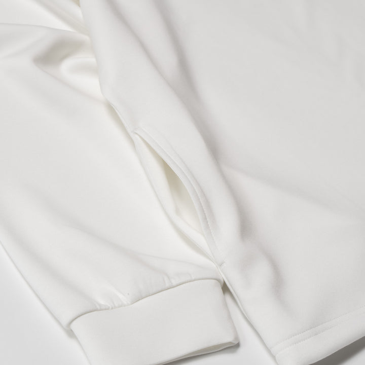 SWG3 MOCK NECK L/TEE, WHITE