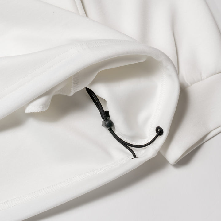 SWG3 MOCK NECK L/TEE, WHITE