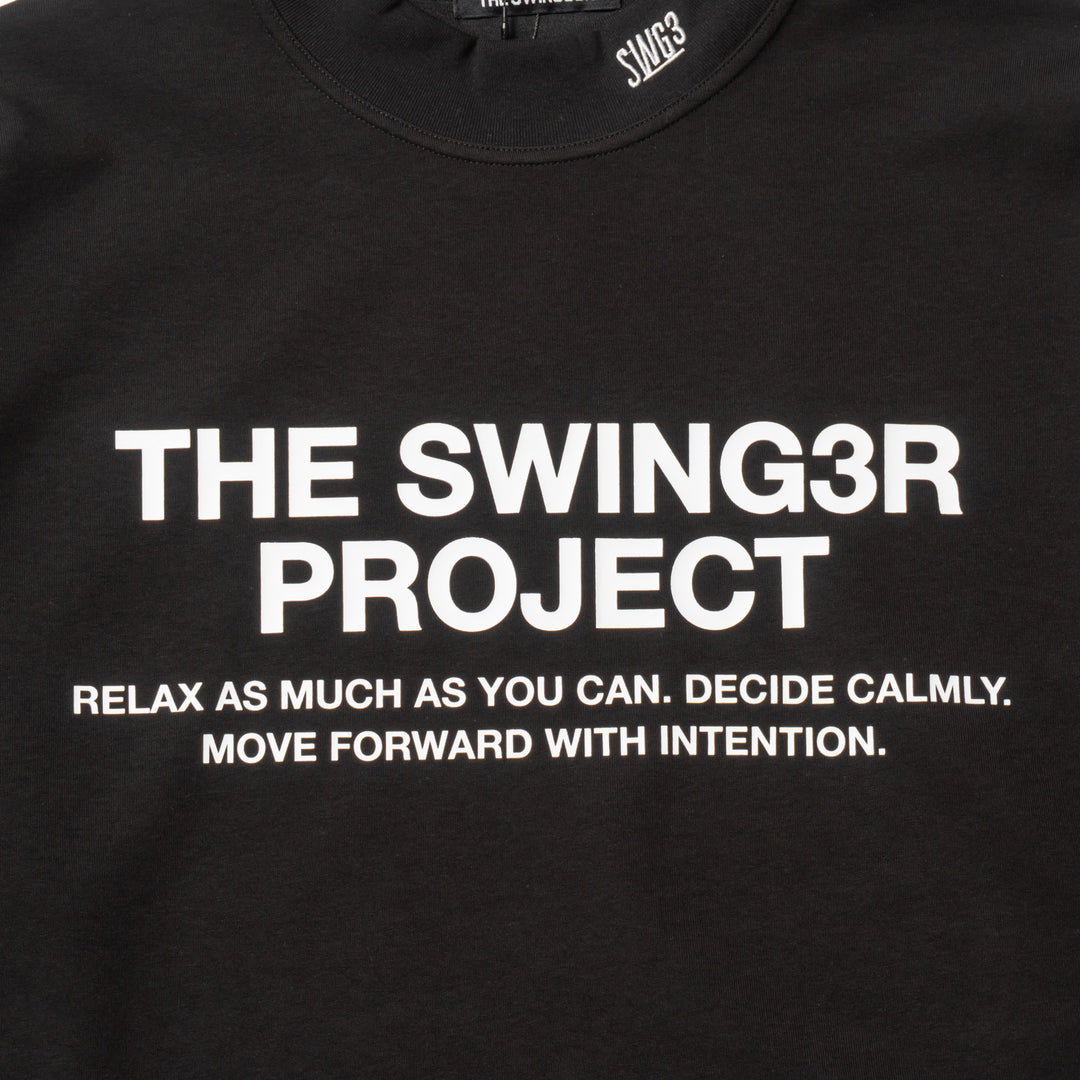 SWG PROJECT L/TEE, BLACK