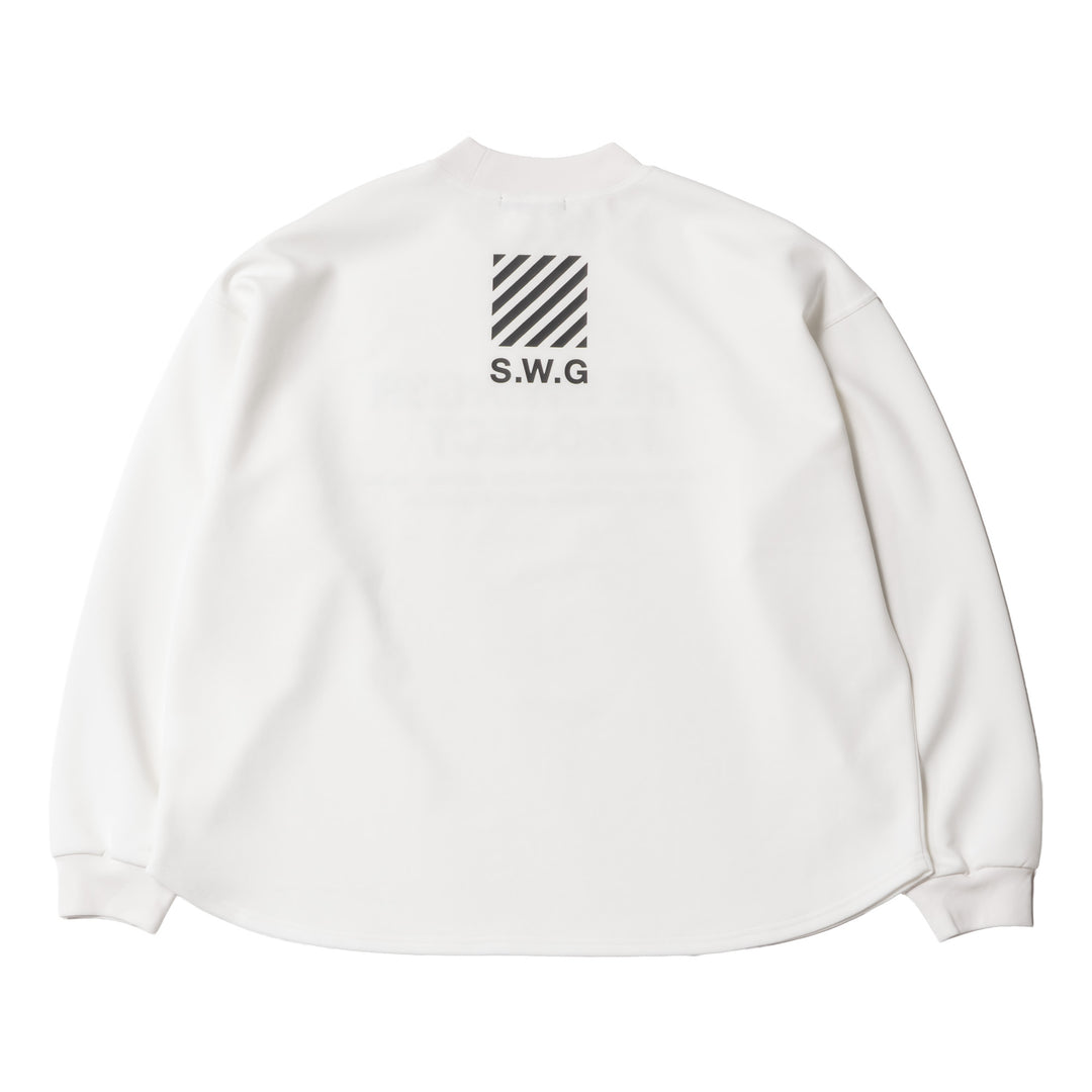 SWG PROJECT L/TEE, WHITE