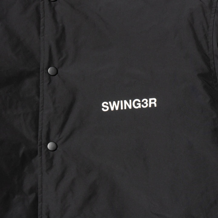 NYLON REVERSIBLE HOOD JACKET, BLACKxBLACK