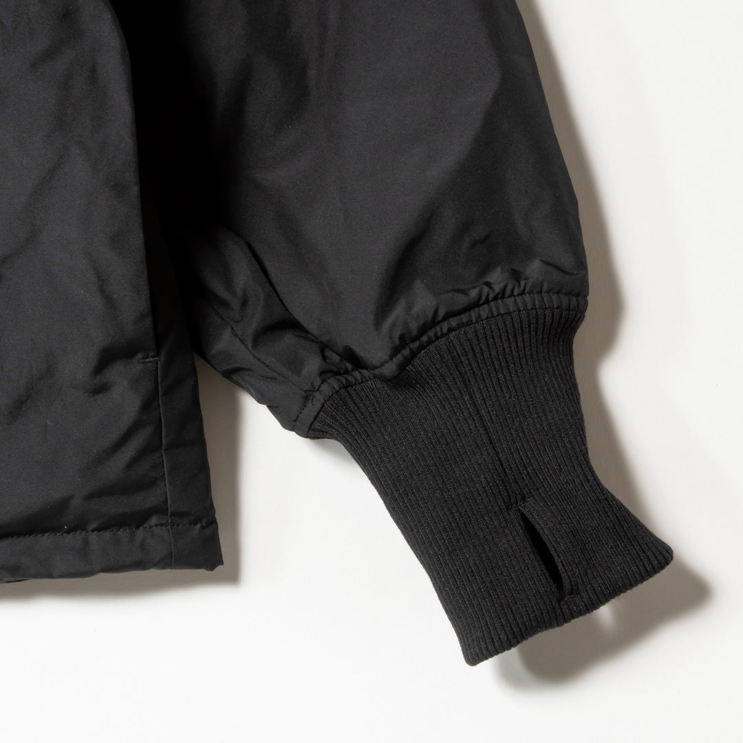 NYLON REVERSIBLE HOOD JACKET, BLACKxBLACK