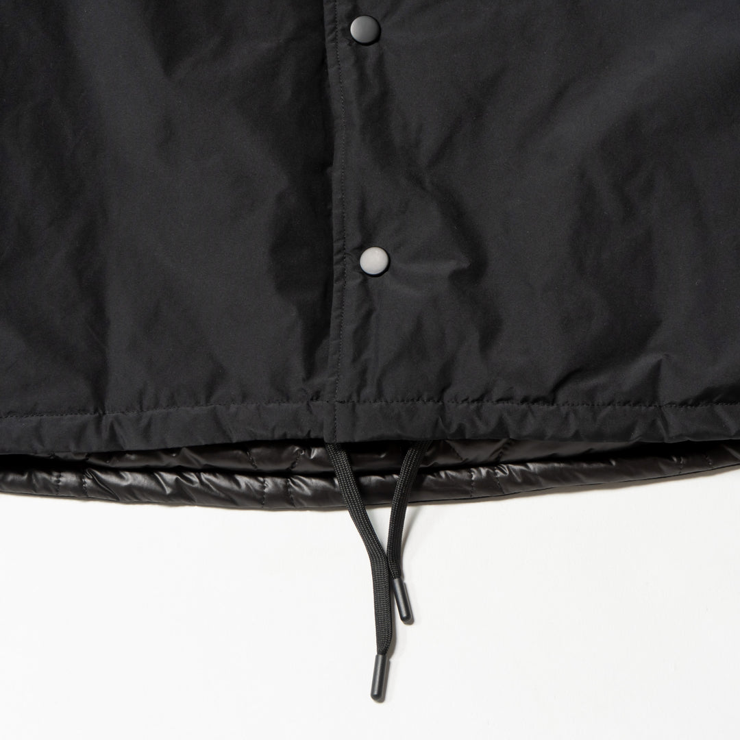 NYLON REVERSIBLE HOOD JACKET, BLACKxBLACK