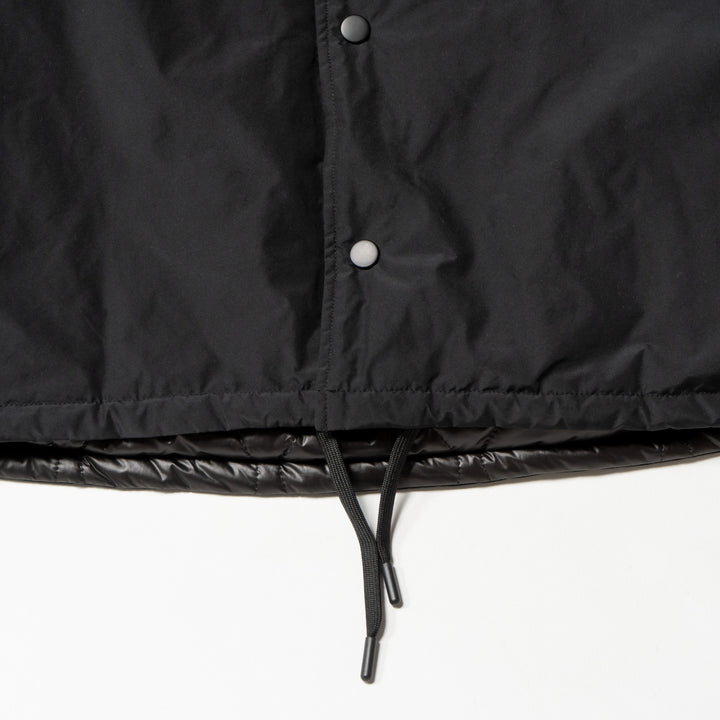 NYLON REVERSIBLE HOOD JACKET, BLACKxBLACK