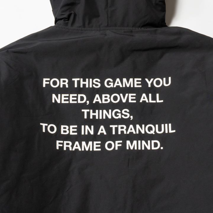 NYLON REVERSIBLE HOOD JACKET, BLACKxBLACK