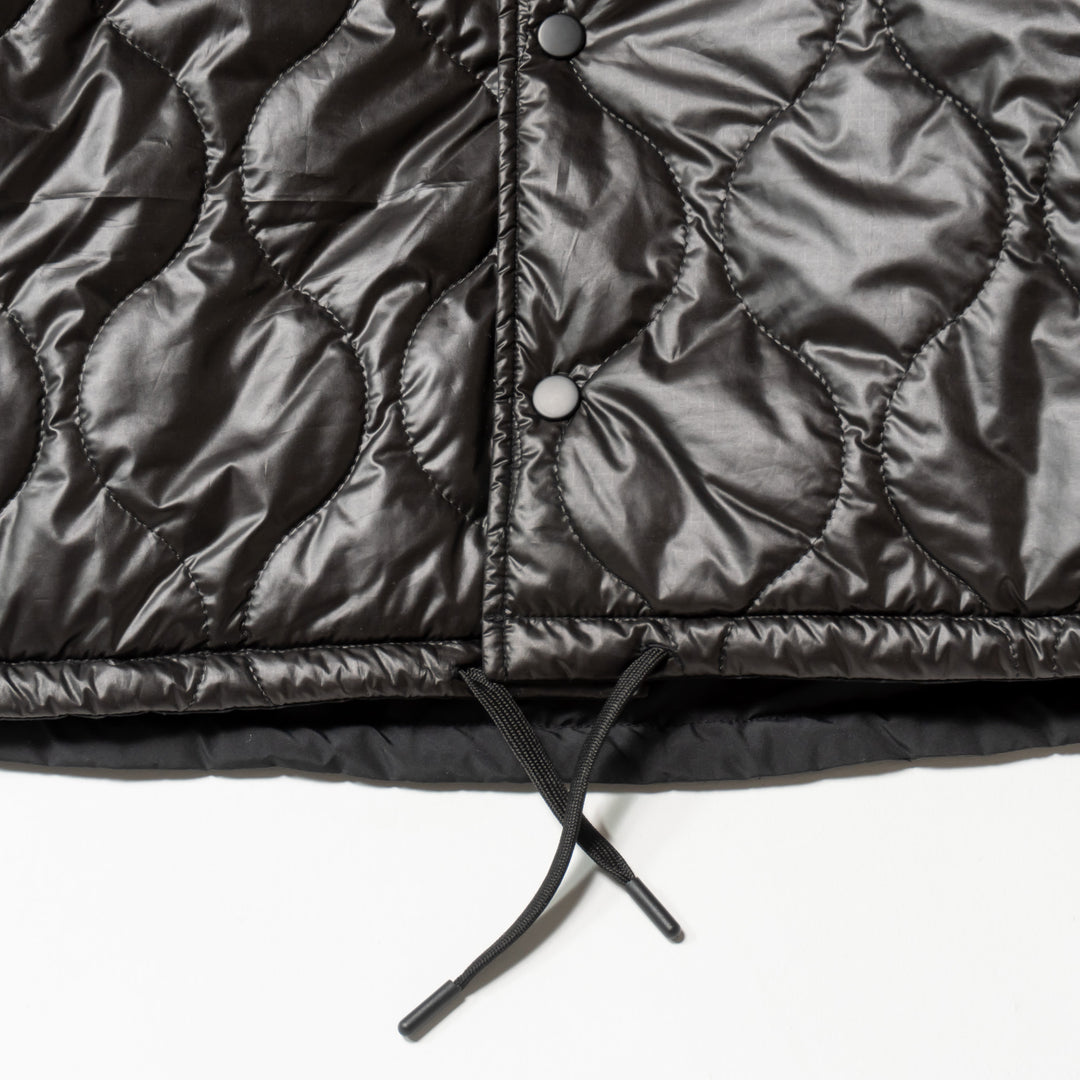 NYLON REVERSIBLE HOOD JACKET, BLACKxBLACK