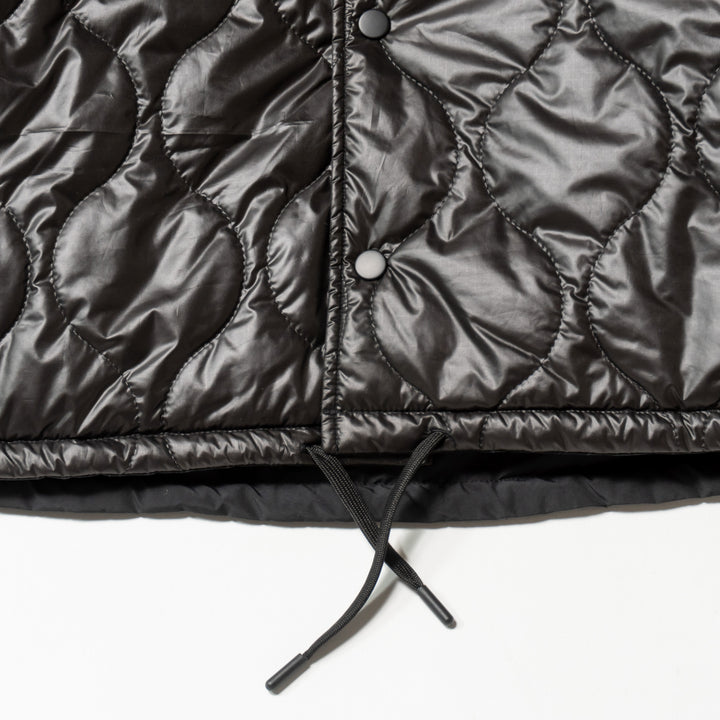 NYLON REVERSIBLE HOOD JACKET, BLACKxBLACK