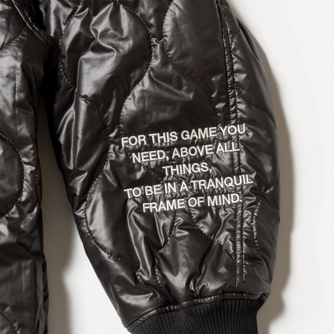 NYLON REVERSIBLE HOOD JACKET, BLACKxBLACK