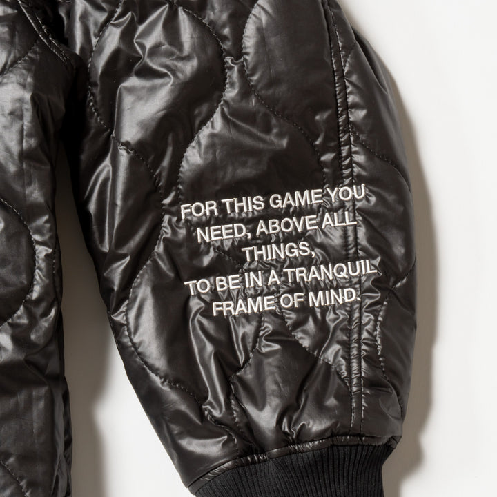 NYLON REVERSIBLE HOOD JACKET, BLACKxBLACK