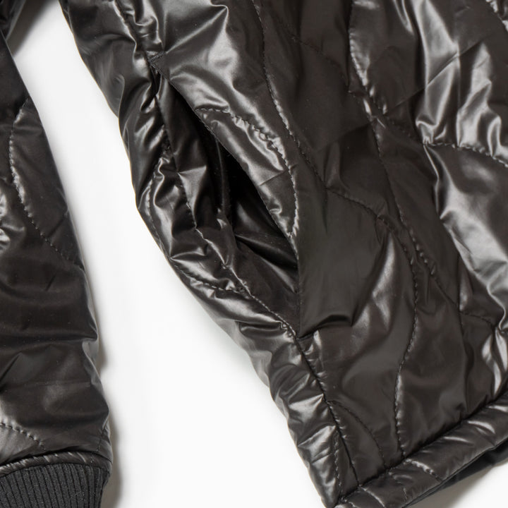 NYLON REVERSIBLE HOOD JACKET, BLACKxBLACK