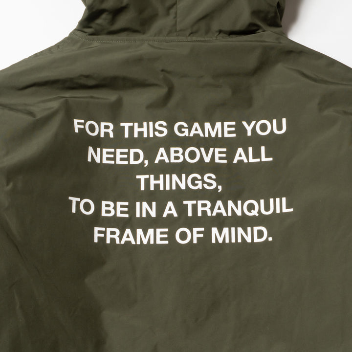 NYLON REVERSIBLE HOOD JACKET, KHAKIxGRAY
