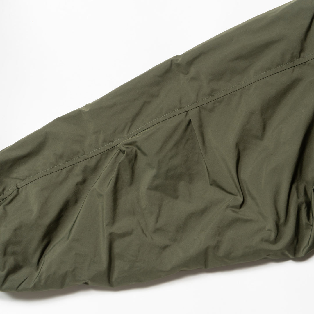 NYLON REVERSIBLE HOOD JACKET, KHAKIxGRAY