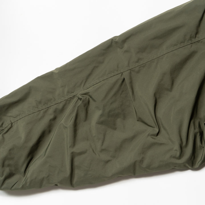 NYLON REVERSIBLE HOOD JACKET, KHAKIxGRAY