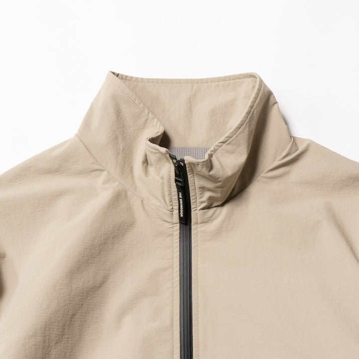 NYLON TRACK JACKET, BEIGE