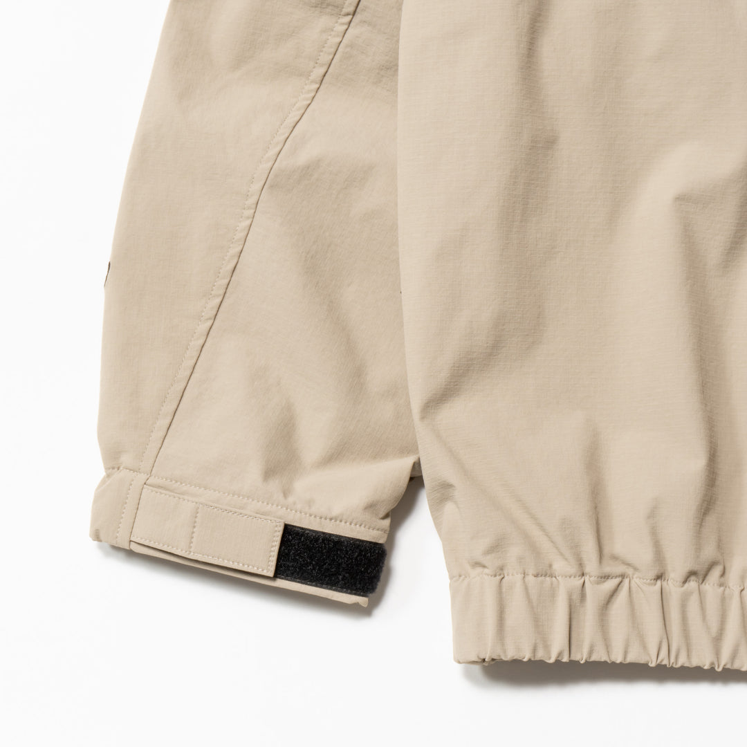NYLON TRACK JACKET, BEIGE