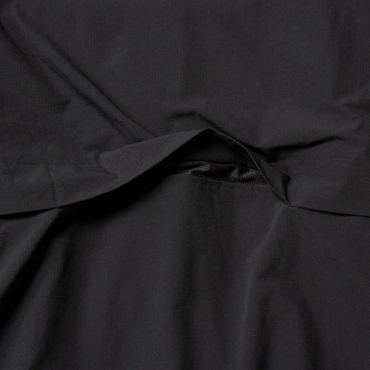 NYLON TRACK JACKET, BLACK