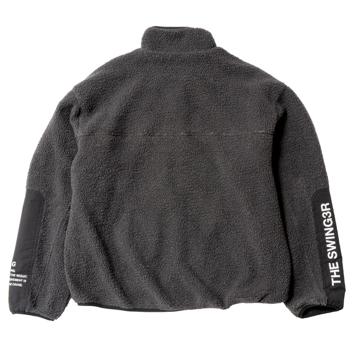 BLOCK BOA TRACK JACKET, L.BLACK