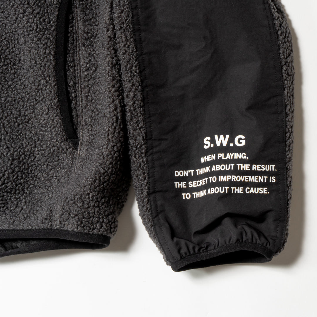 BLOCK BOA TRACK JACKET, L.BLACK