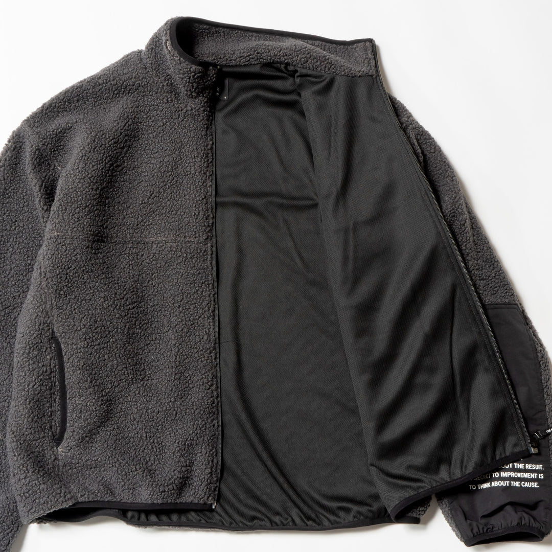 BLOCK BOA TRACK JACKET, L.BLACK